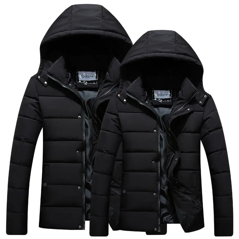 Couples Down Padded Jacket for Winter Casual Wear