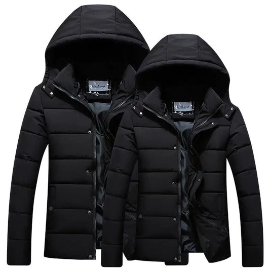 Couples Down Padded Jacket for Winter Casual Wear
