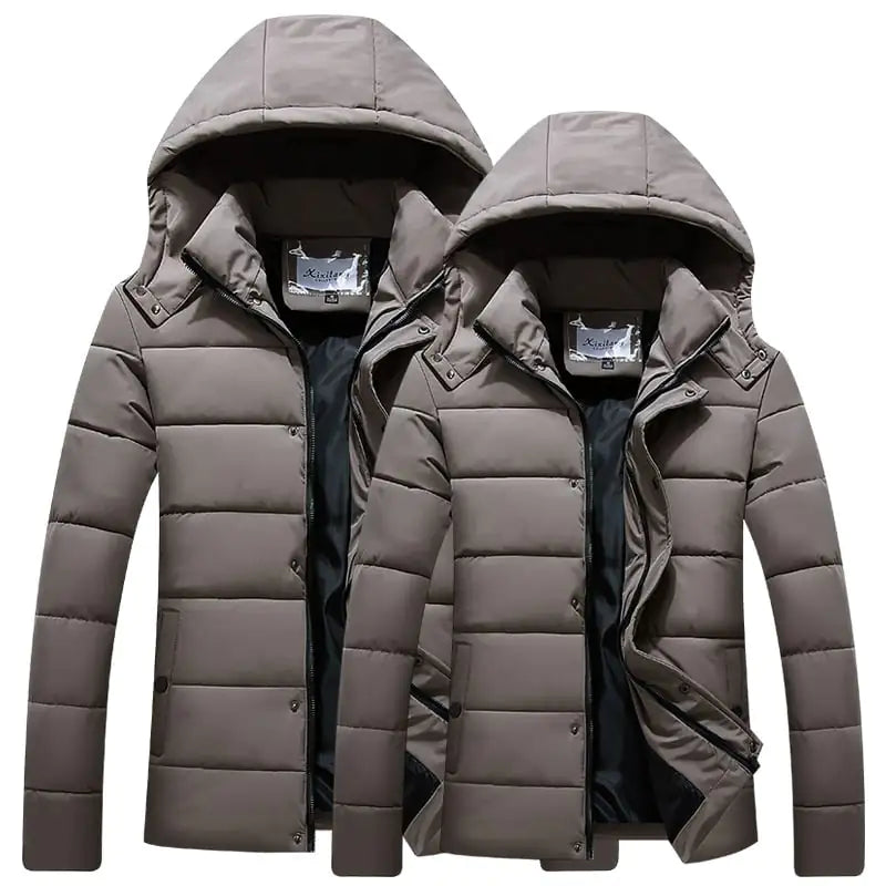 Couples Down Padded Jacket for Winter Casual Wear