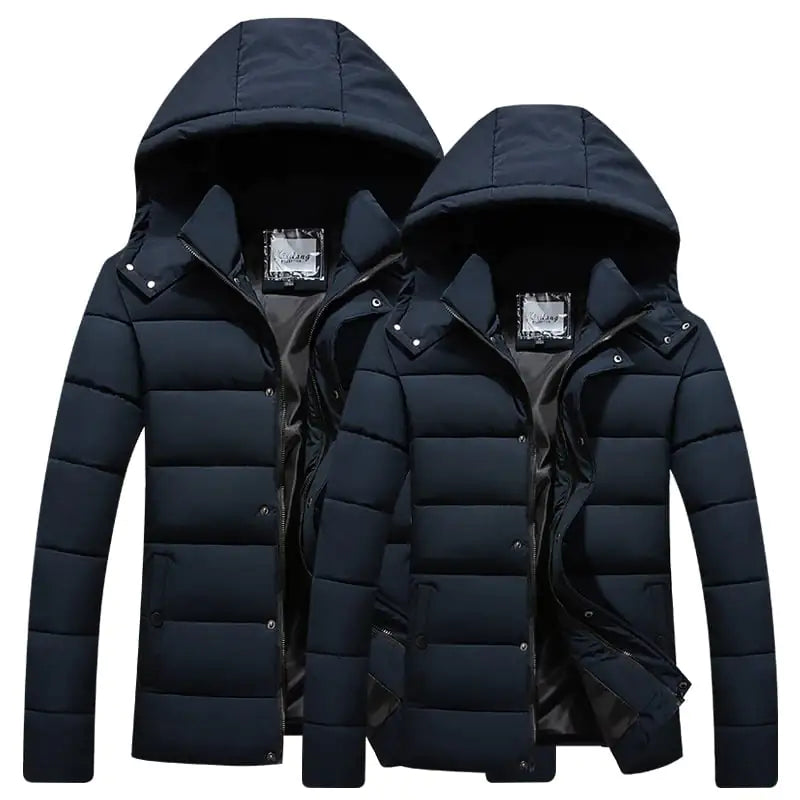 Couples Down Padded Jacket for Winter Casual Wear