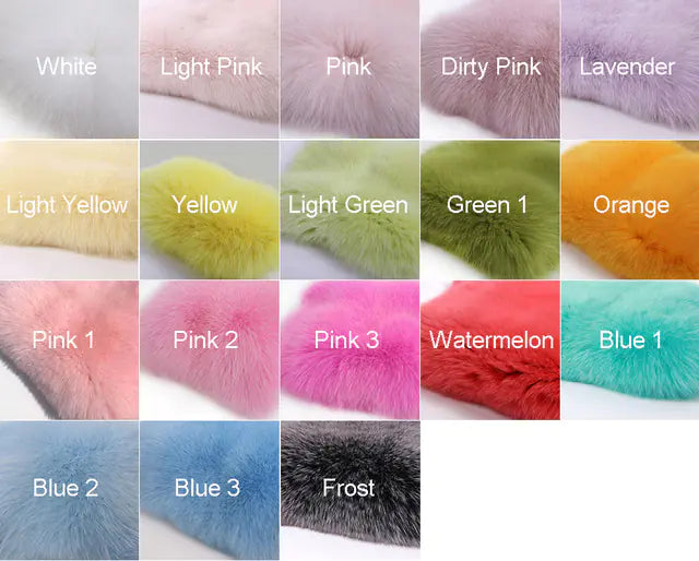 X-Long Real Fox Fur Coat for Women - Warm Winter Wear